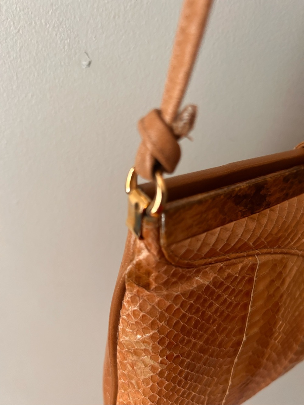 Vintage 70s snakeskin purse - Picture 7 of 16